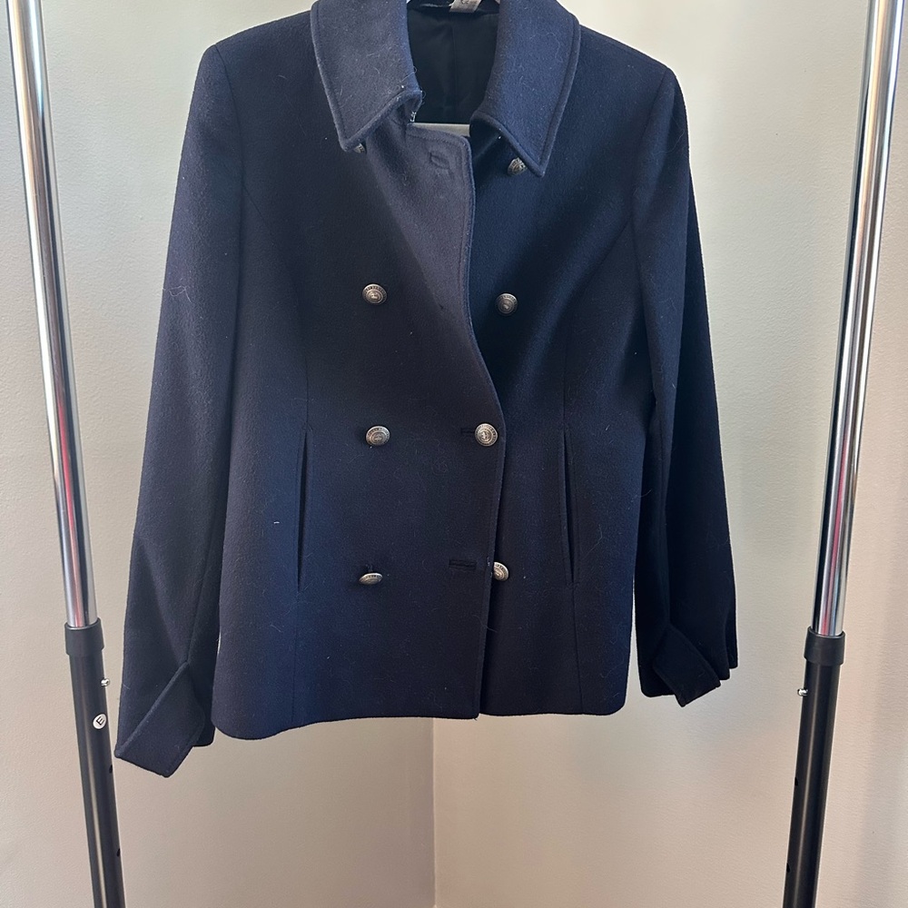 Women's Brooks Brothers Navy Double-Breasted Jacket